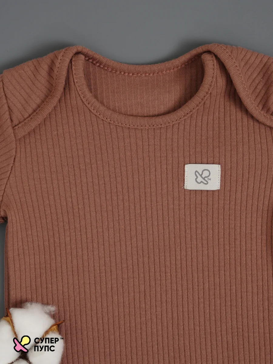 Боди 3 шт Супер Пупс нбр/3пр/бд/коррук/полоска/сон - фото 19