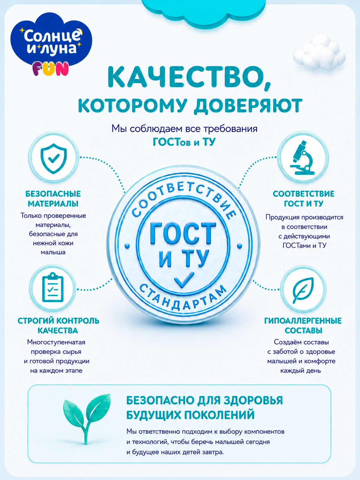Трусики Солнце и луна 6 (16-25 кг) 70 шт. - фото 3