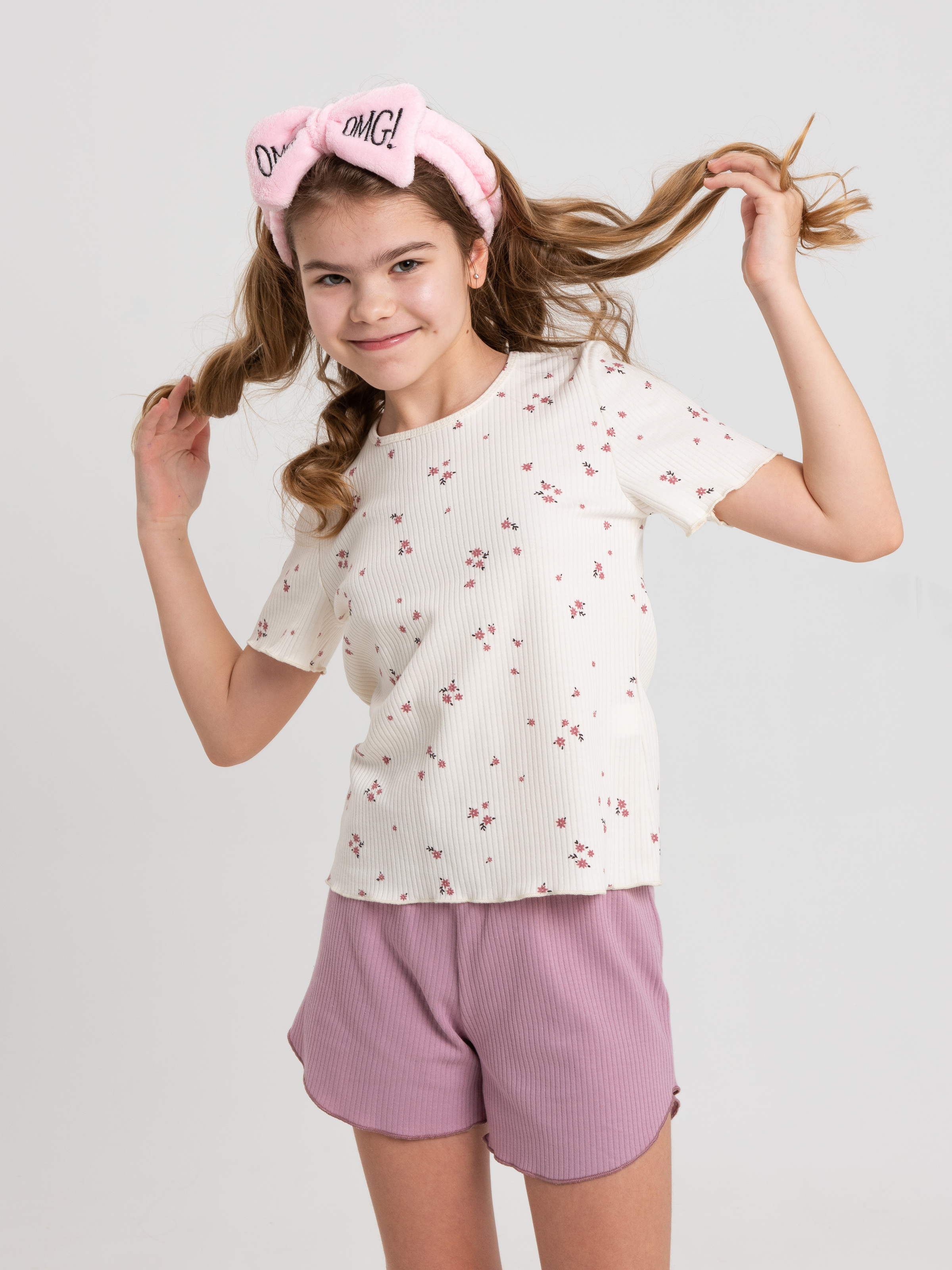 Пижама MiloTa КДЛ07/цветы - фото 4