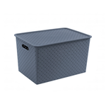 Корзинка Violet Береста с крышкой 14л 350*245*205мм в ассортименте