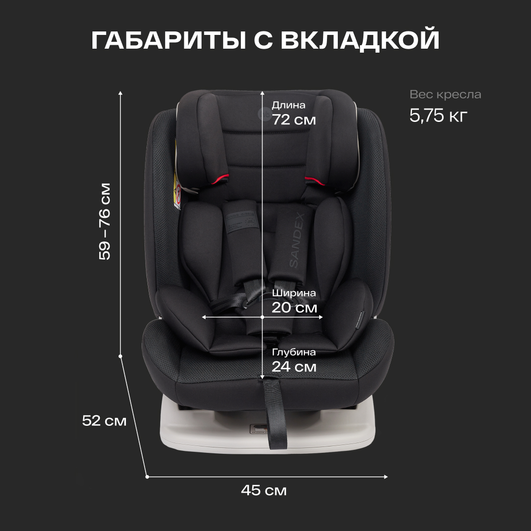 Автокресло Happy Baby Sandex 0+/1/2/3 (0-36 кг) - фото 10