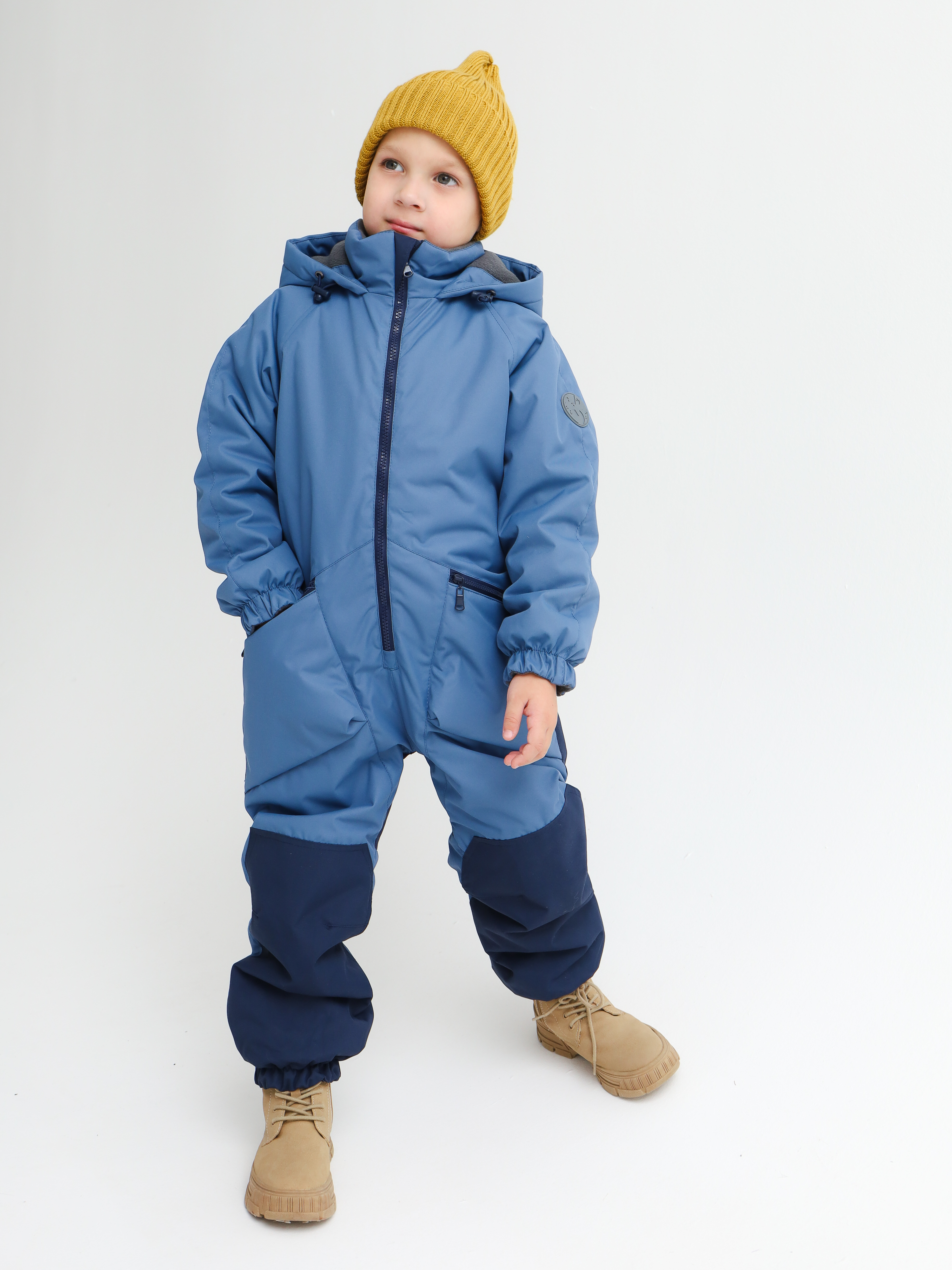 Комбинезон MINIDINO B-VO-Kmb-102/1Комбинезон демисезонный 3.0 деним детский - фото 2