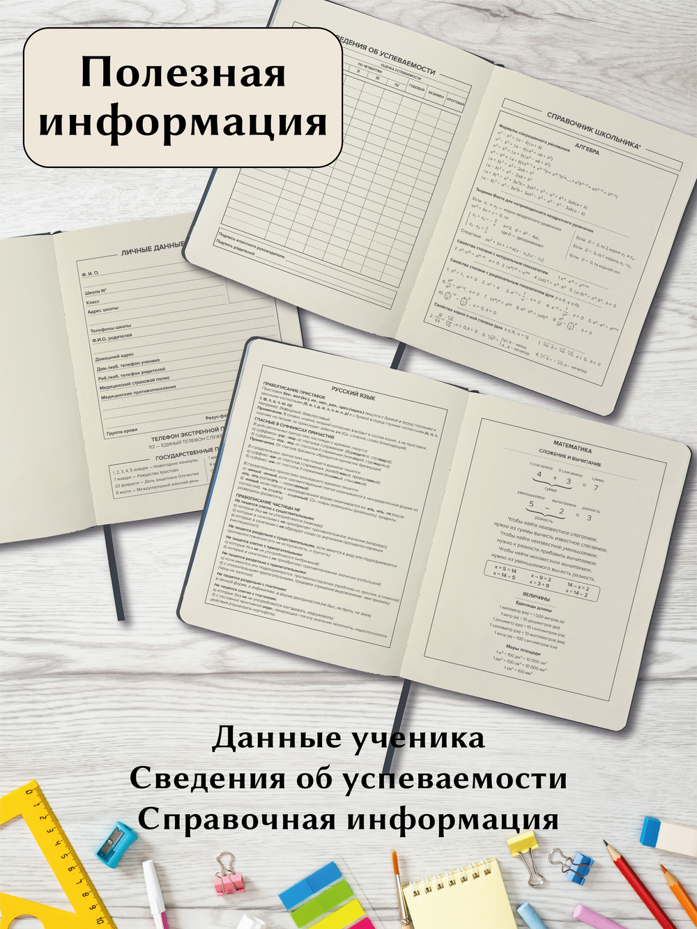 Дневник школьный AXLER 5 – 11 класс для мальчика и девочки - фото 5