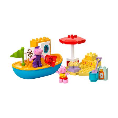 Конструктор LEGO DUPLO Свинка Пеппа на лодке 23 дет.