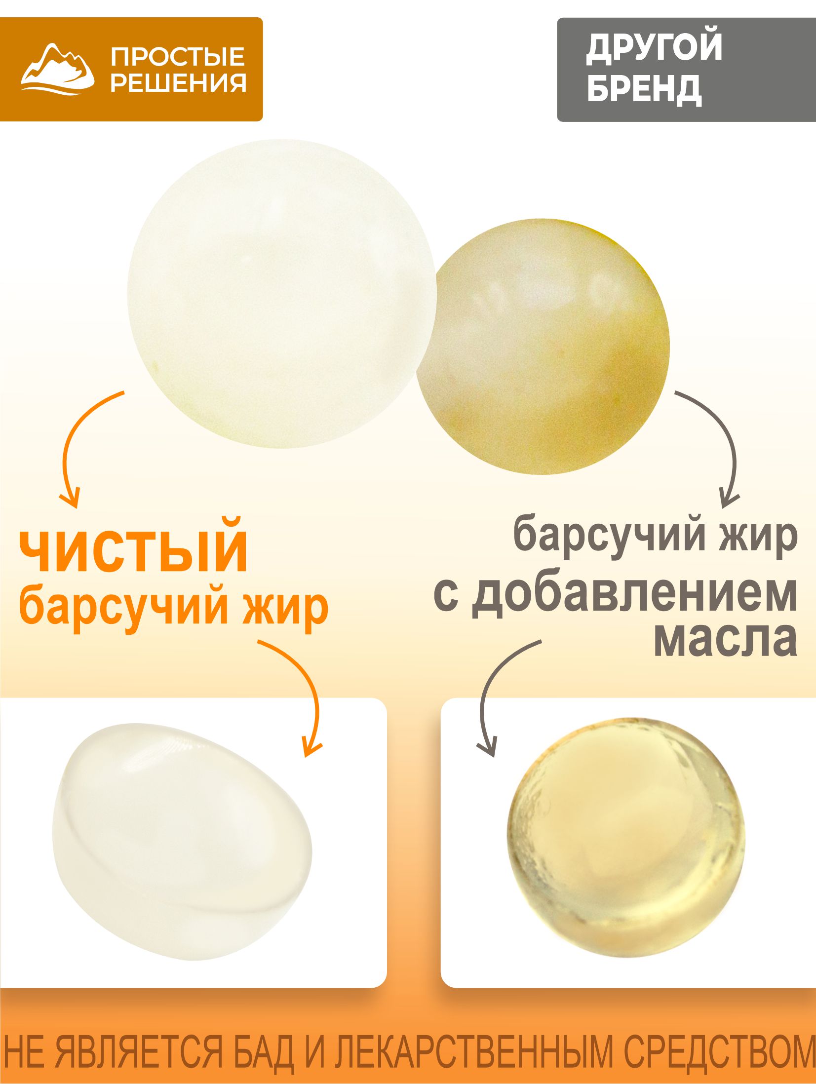 Пищевая добавка Алтайские традиции Барсучий жир 100 капсул - фото 2