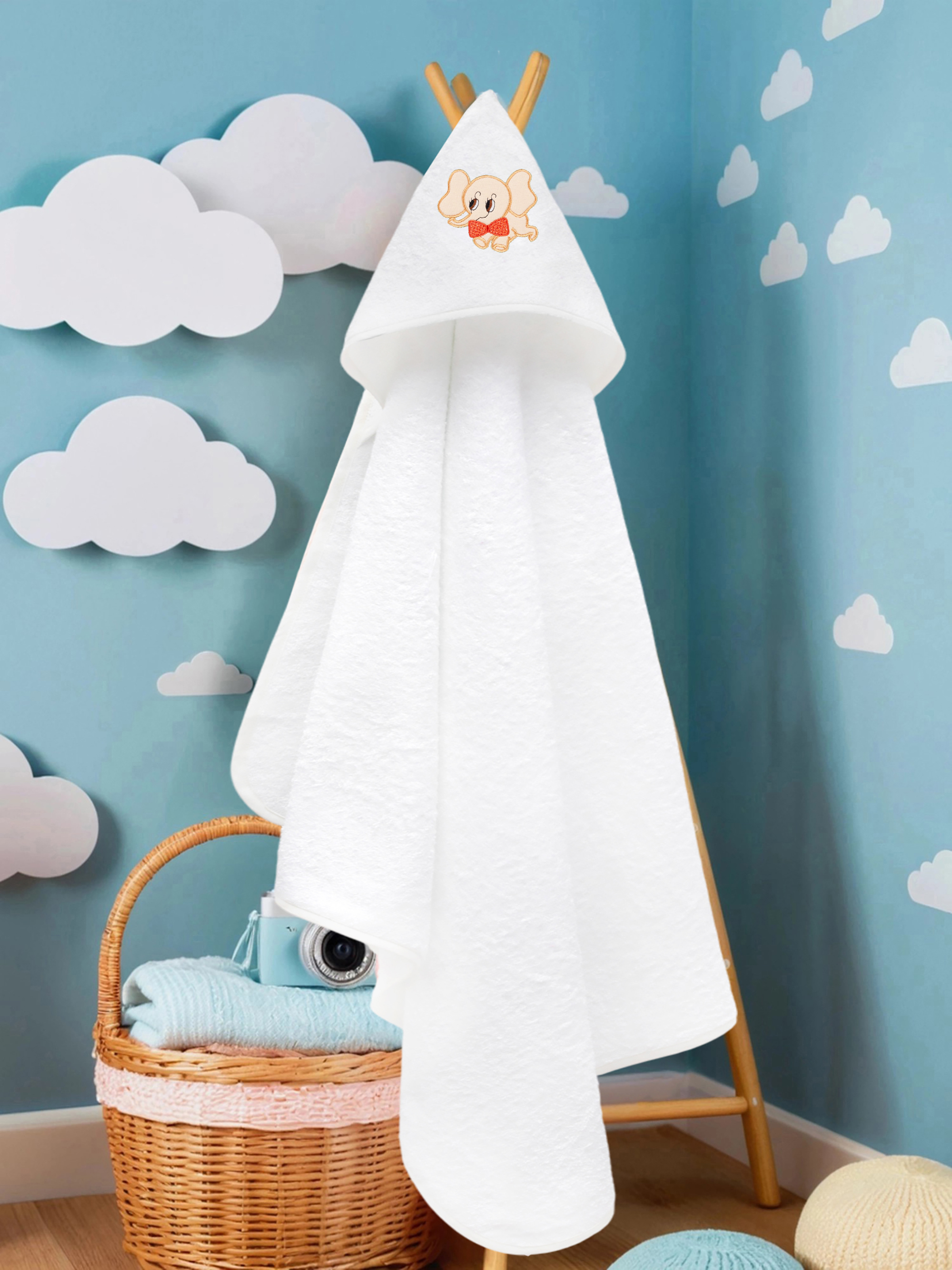 Полотенце уголок Wellness Малыш-00/00_СБ 80 x 100 см 1 шт. - фото 1