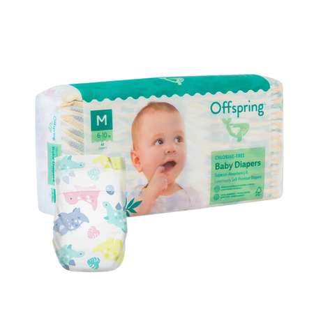 Подгузники Offspring M (6-10 кг) 42 шт.