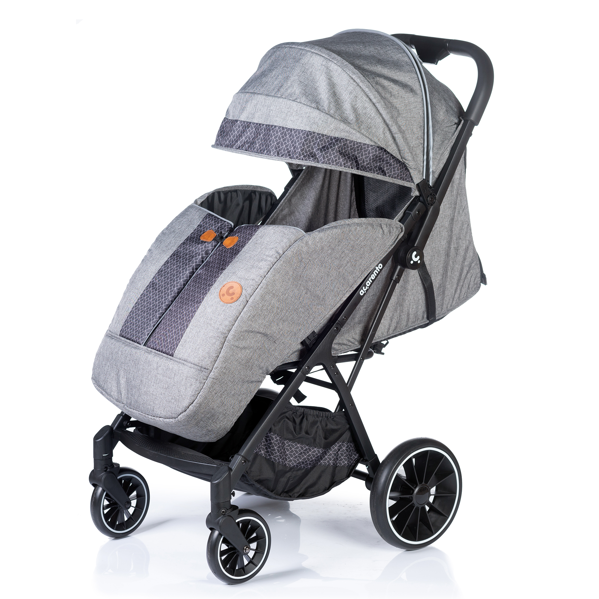 Коляска прогулочная Acarento Antero серый - фото 14