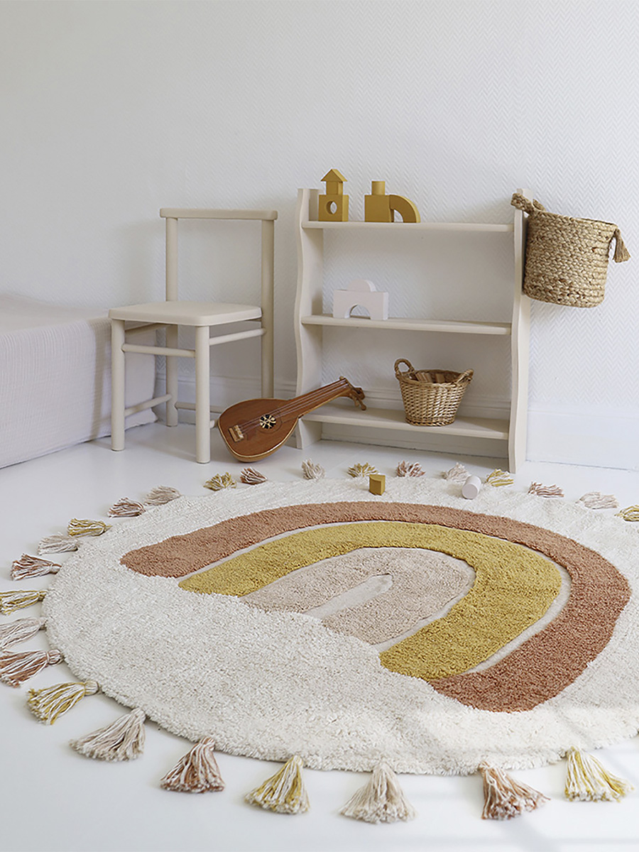 Ковёр Nattiot Радуга ириска 110 x 110 см - фото 5