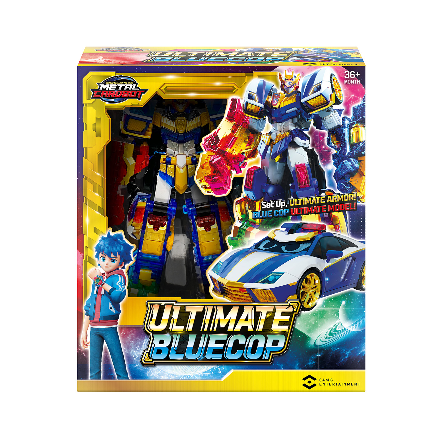 Фигурка METAL-CARDBOT Блю Коп - фото 1