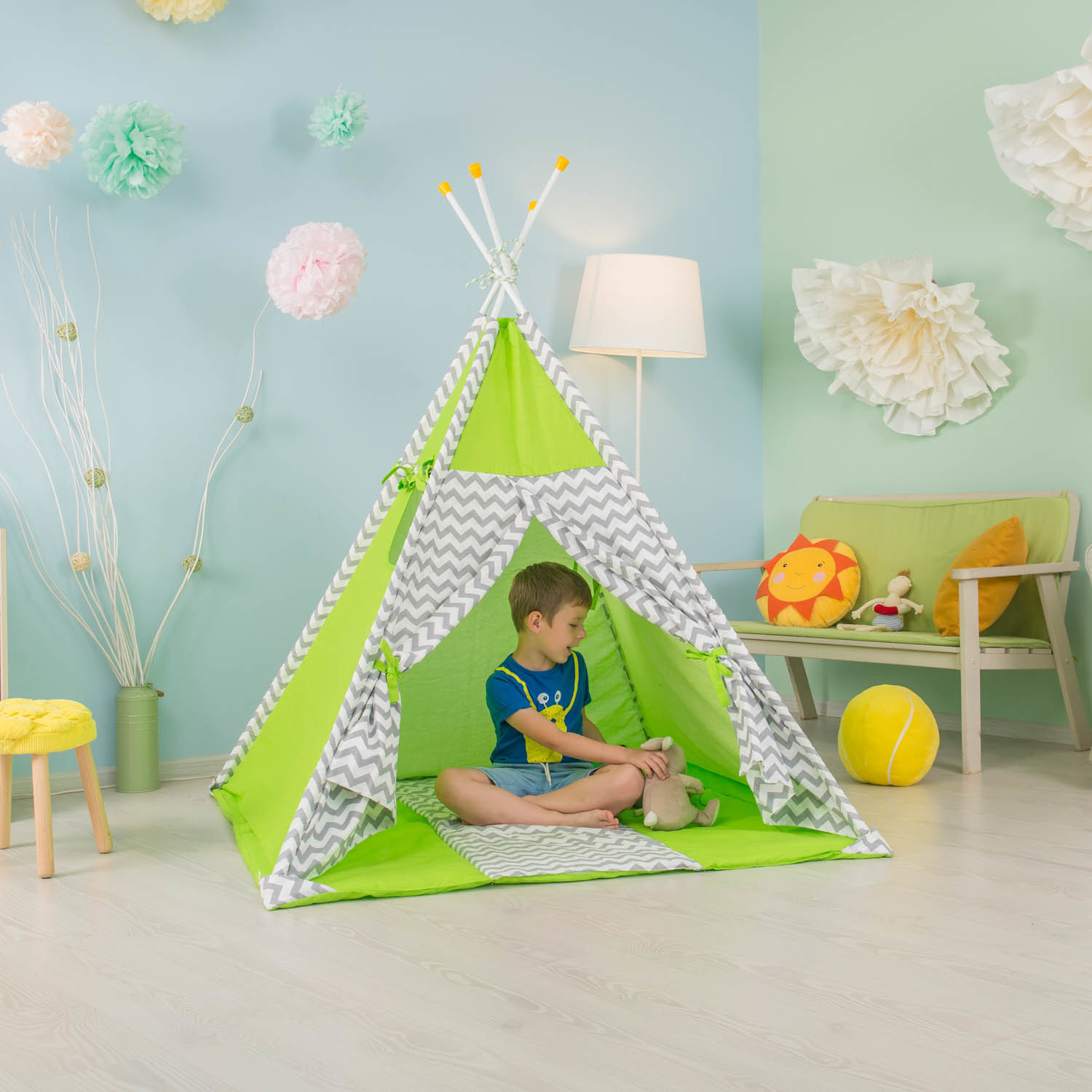 Палатка Polini kids Зигзаг - фото 13