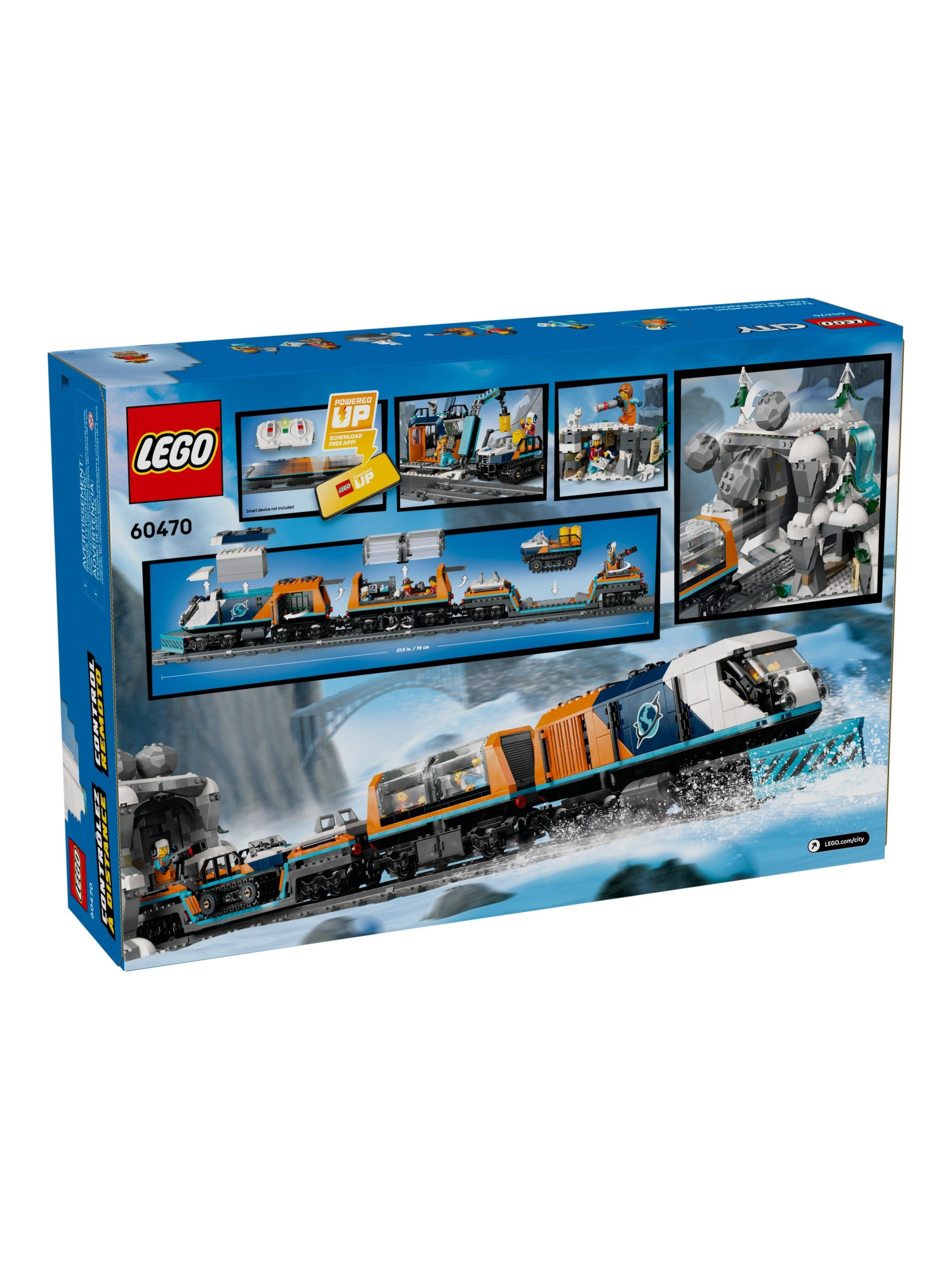 Конструктор LEGO City Полярный экспресс 1517 дет. - фото 3