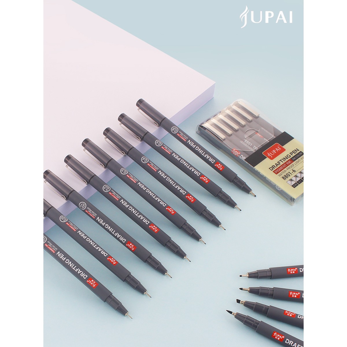 Ручка линер Jupai 6 шт. - фото 17