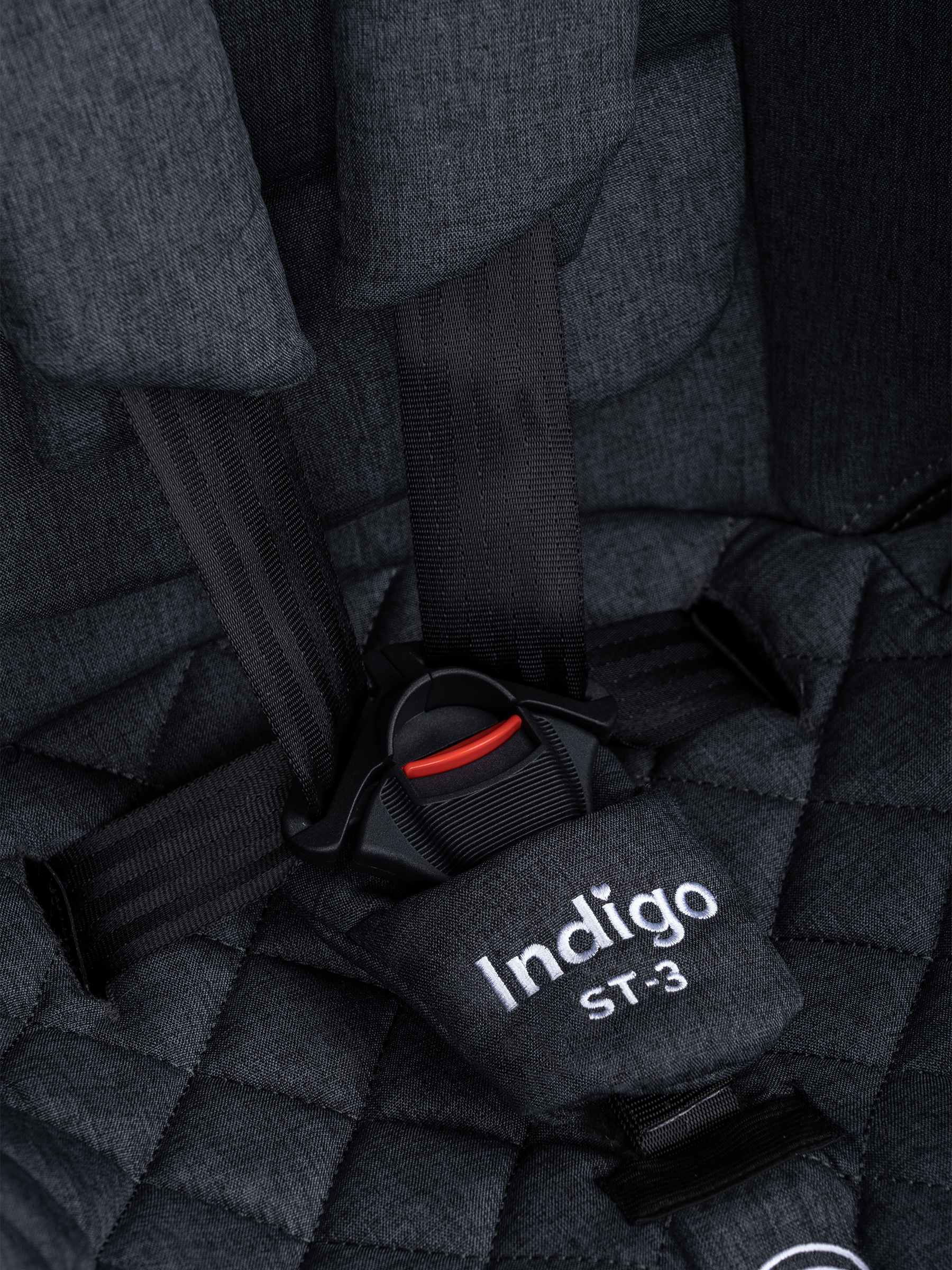 Автокресло Indigo Aero, темно-серый лен Isofix 0+/1/2/3 (0-36 кг) - фото 14