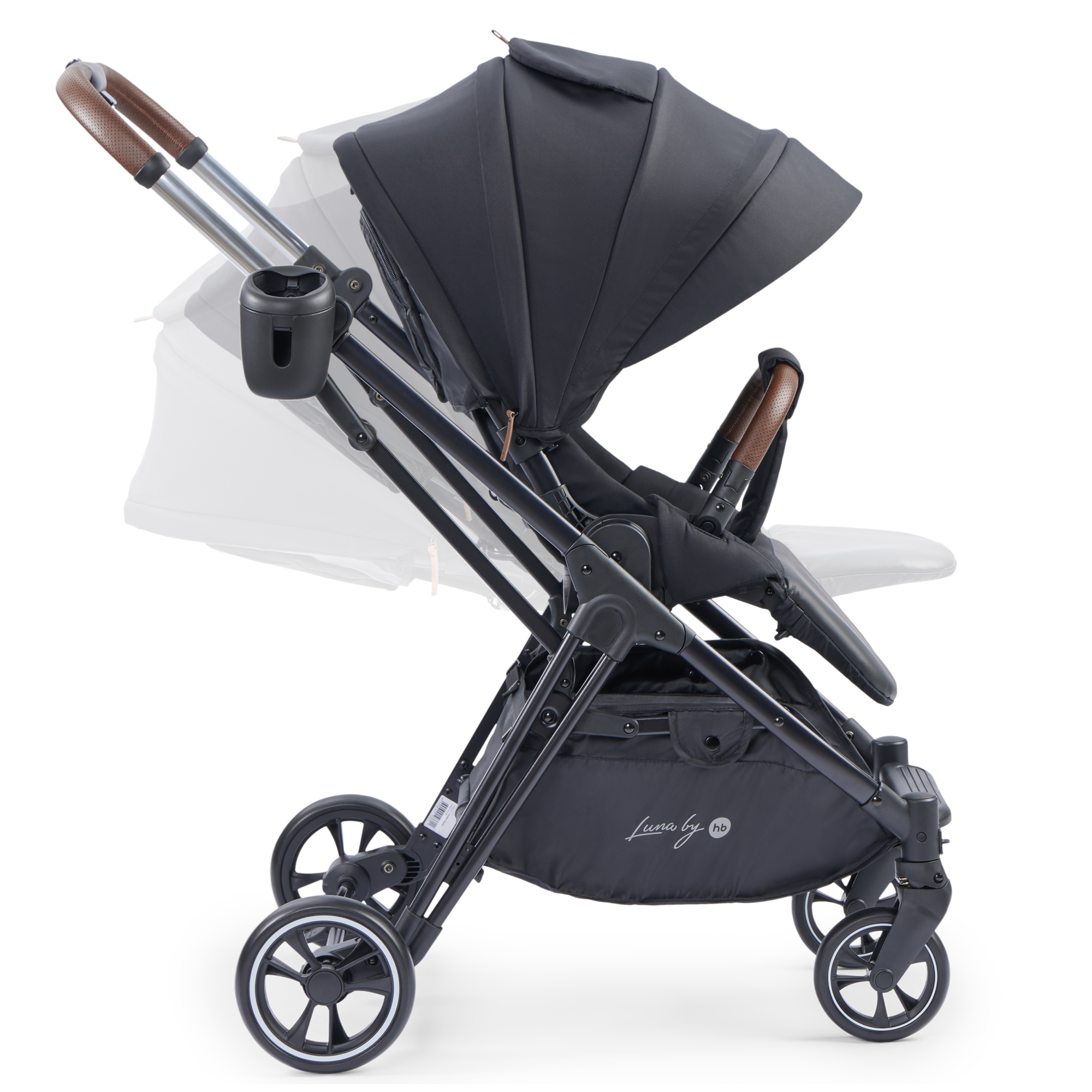 Коляска прогулочная Happy Baby Luna черный - фото 20