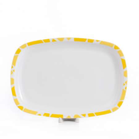 Сервиз столовый Zarin Porcelain Industries на 6 персон Quattro Selena Yellow 27 предметов