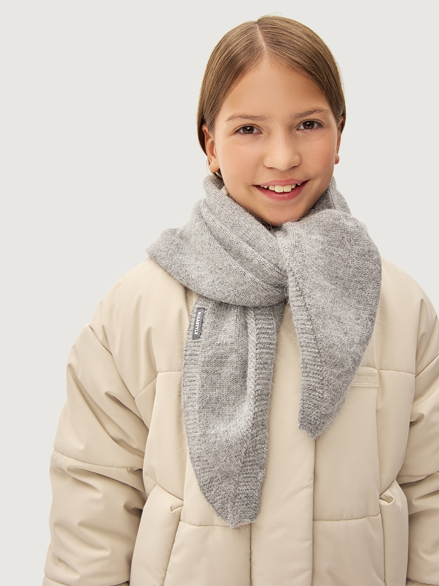 Шарф NIKASTYLE 17з16625 серый - фото 5
