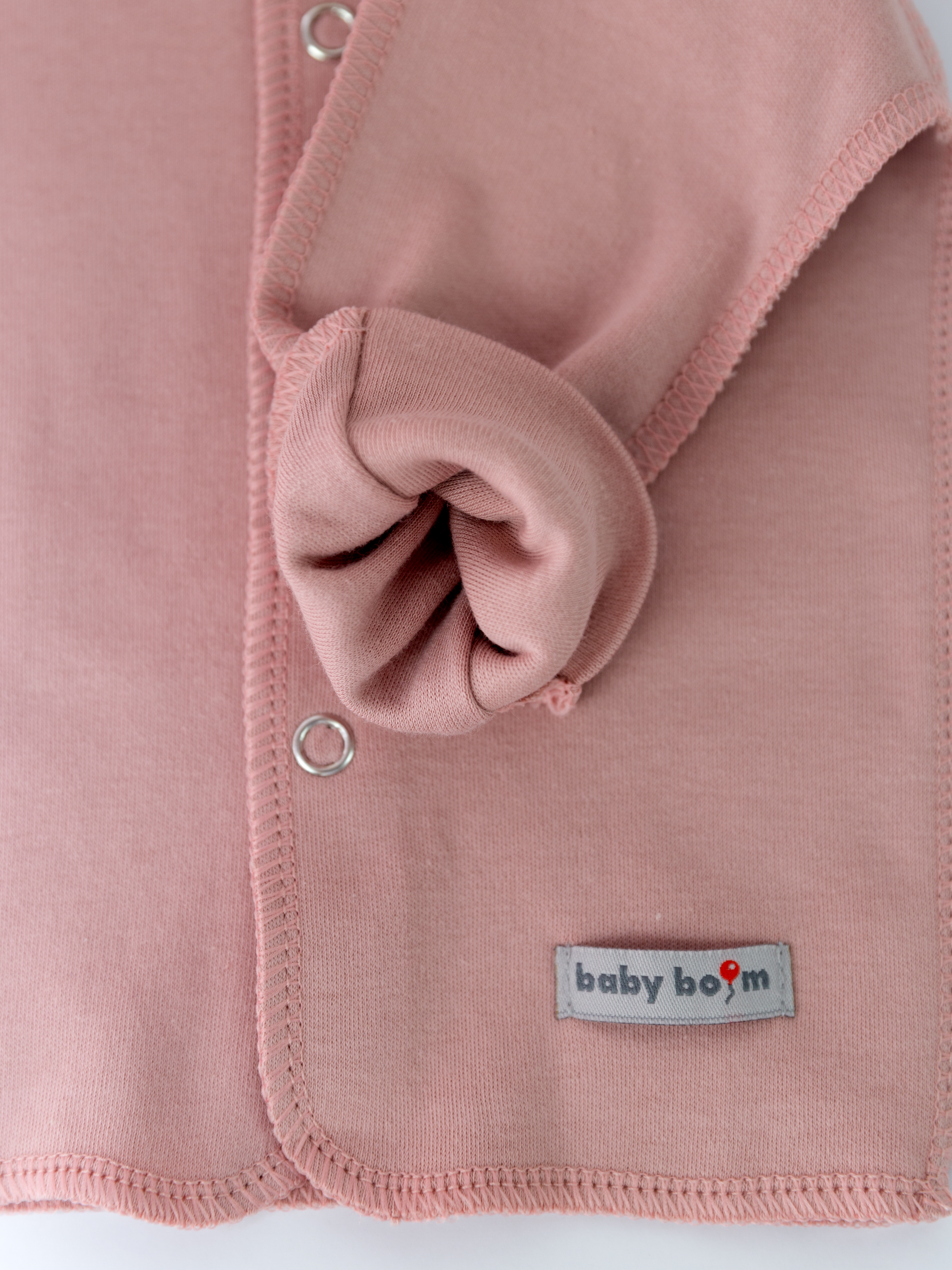 Распашонка и ползунки с шапкой Baby boom КН132/3-И пудра - фото 2