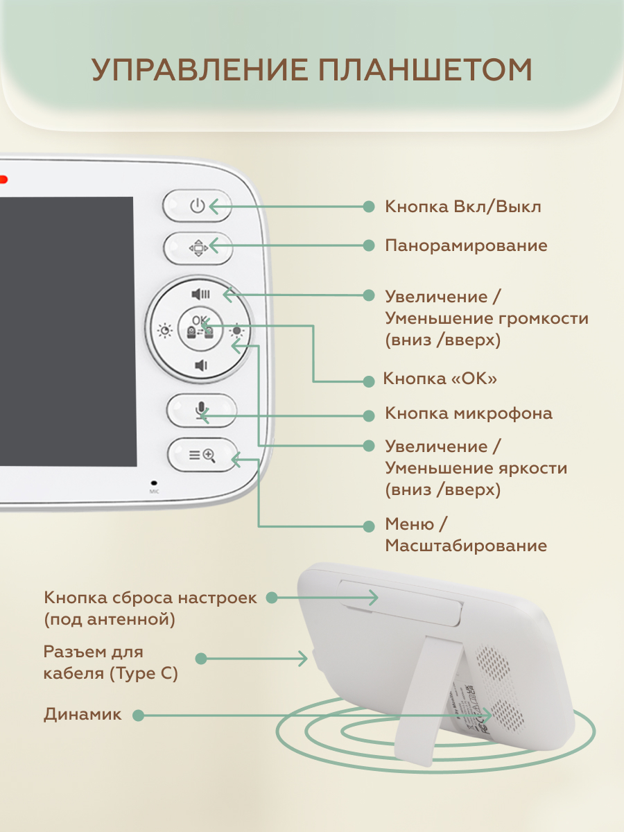 Видеоняня nino SM530Q - фото 12