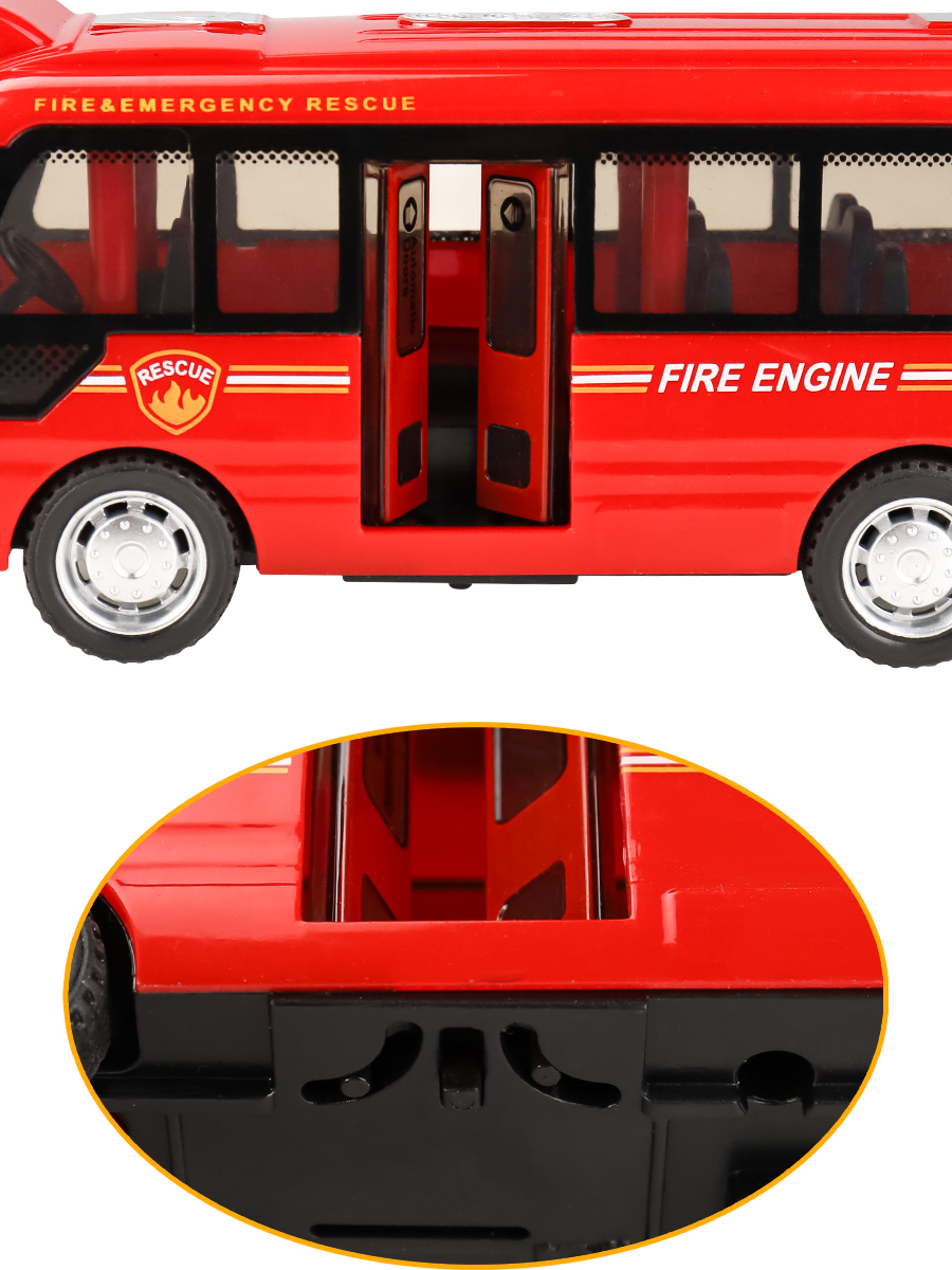 Игровой набор Рыжий кот Автобус и машина И-9436 - фото 5