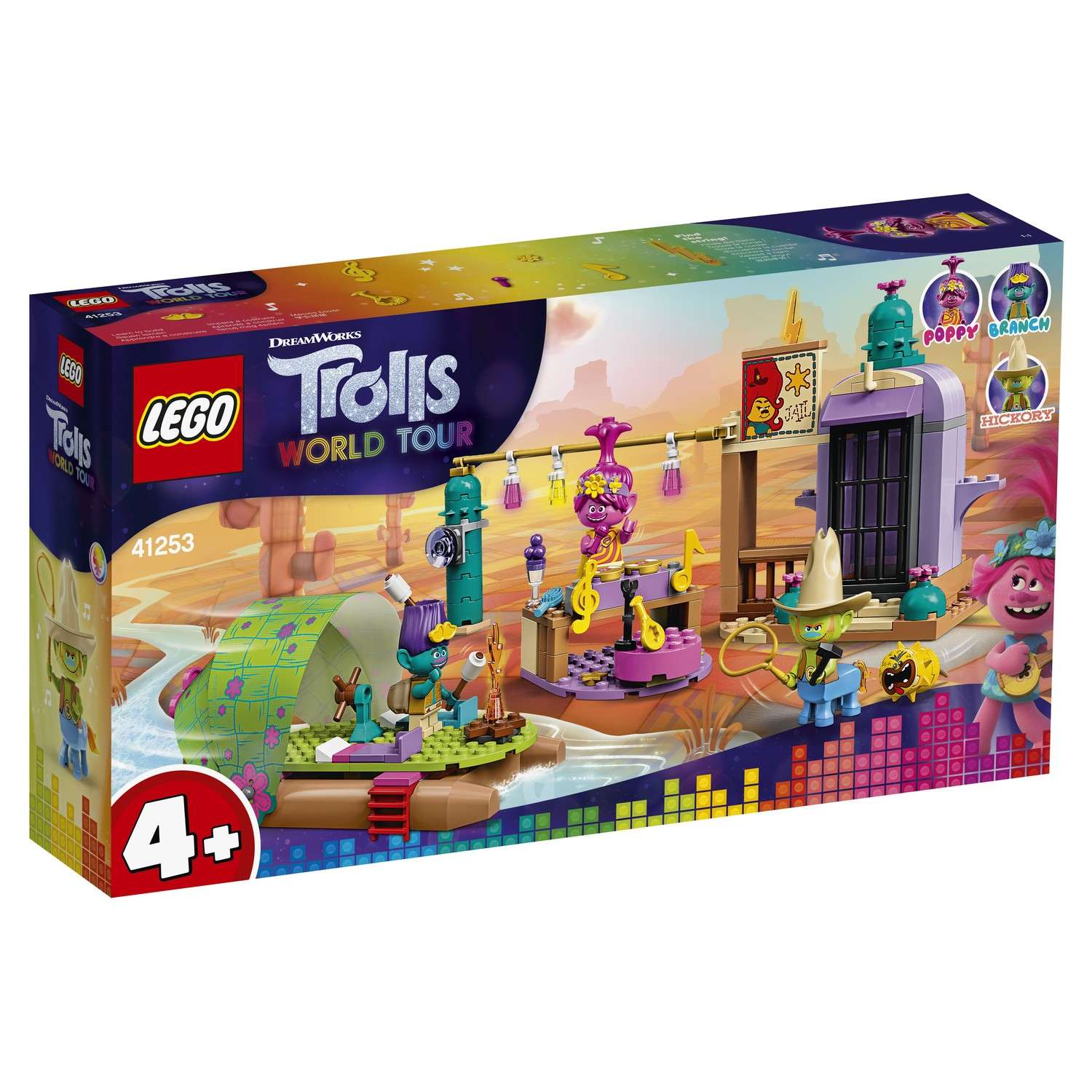 Конструктор LEGO Trolls На плоту в Кантри-тауне блочный - фото 2