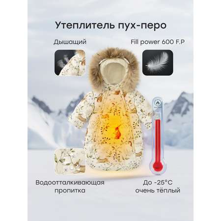 Конверт в коляску Happy Baby белый