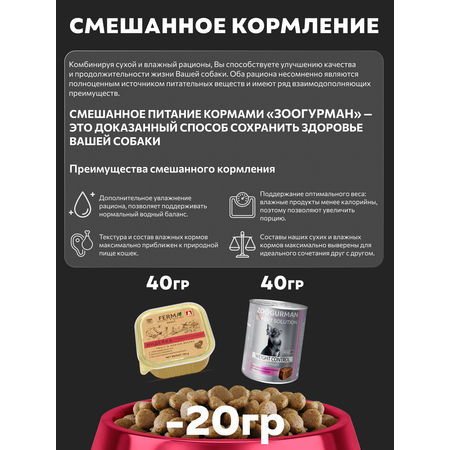 Корм сухой Зоогурман Zoogurman Urban Life, Индейка, 10 кг