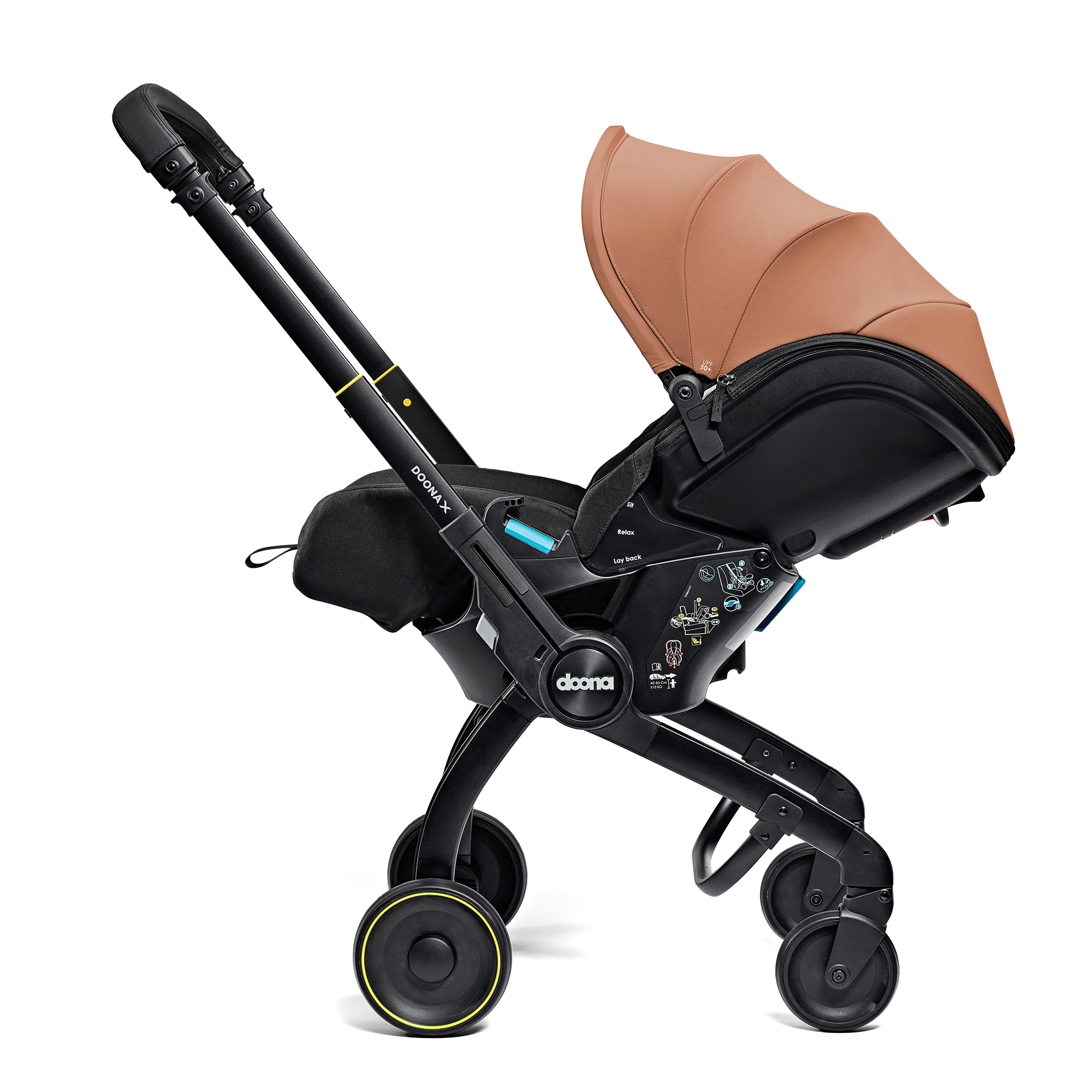 Автокресло Doona Doona X, цвет: Terracotta Isofix 0 (0 -13 кг) коричневый - фото 25