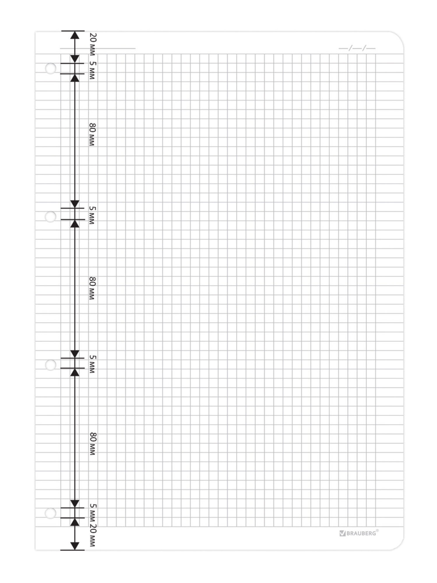 Сменный блок Brauberg клетка 120 лист. - фото 12