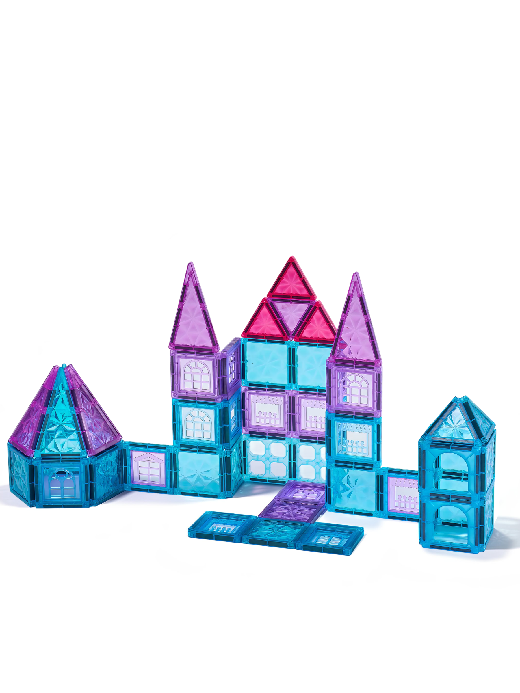 Конструктор SAYFUN toys Волшебный замок 100 магнитный 100 дет. - фото 12