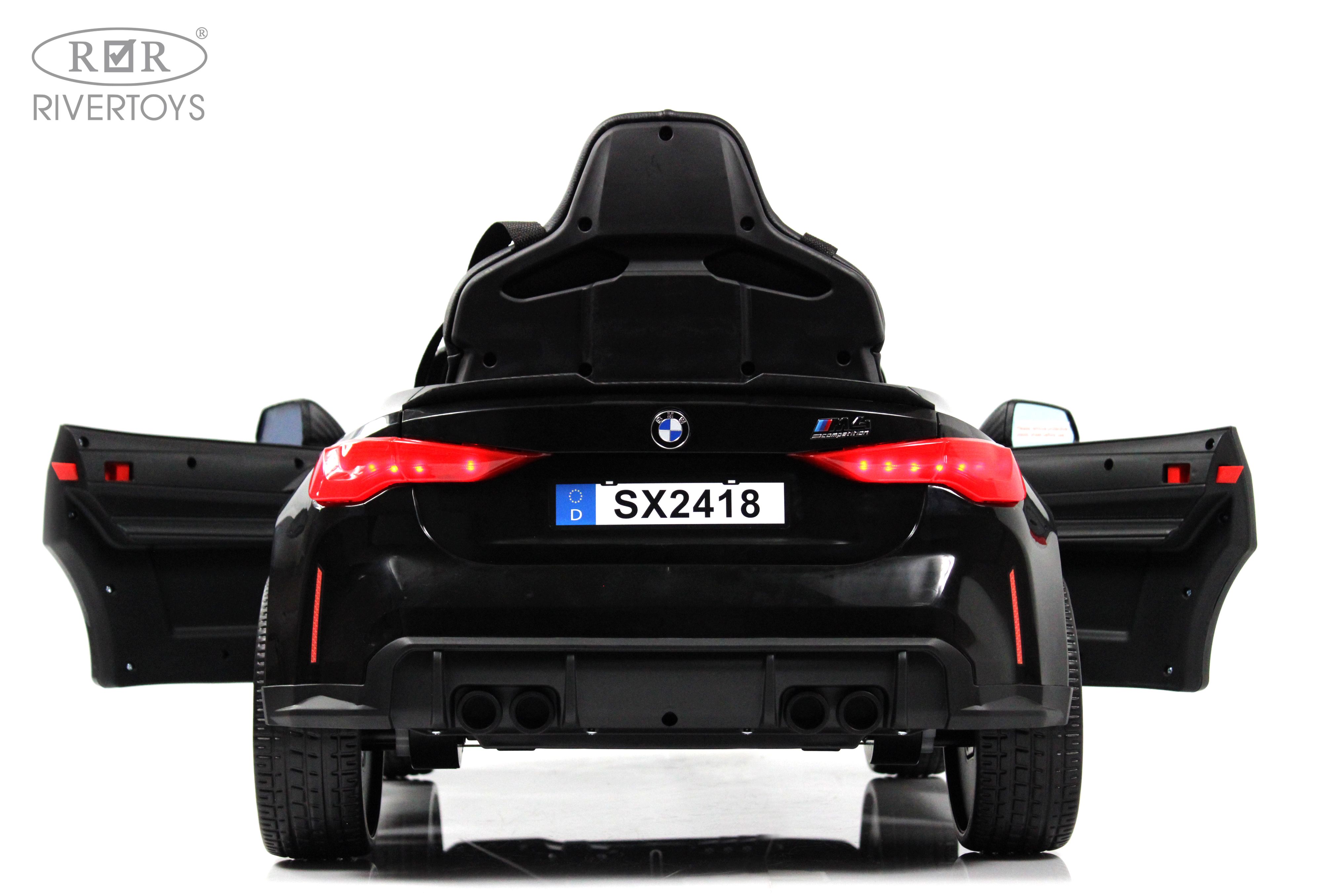 Электромобиль RIVERTOYS BMW A004AA-BMW-BLACK С пультом ДУ - фото 15