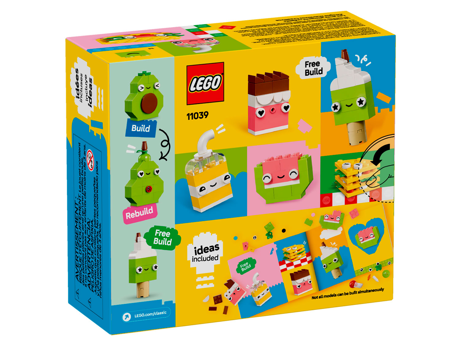 Конструктор LEGO Classic Креативная еда 150 дет. - фото 10