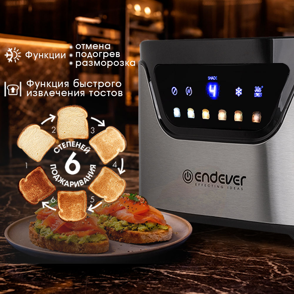 Тостер ENDEVER skyLine ST-132 - фото 5