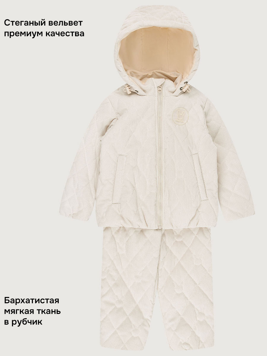 Костюм NIKASTYLE 7м0426 крем - фото 3