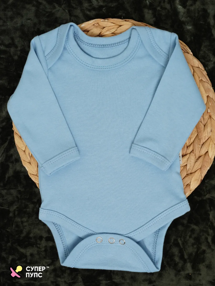 Боди 3 шт Супер Пупс нбр/3пр/бд/sk20/синийлисточкиветочки - фото 26