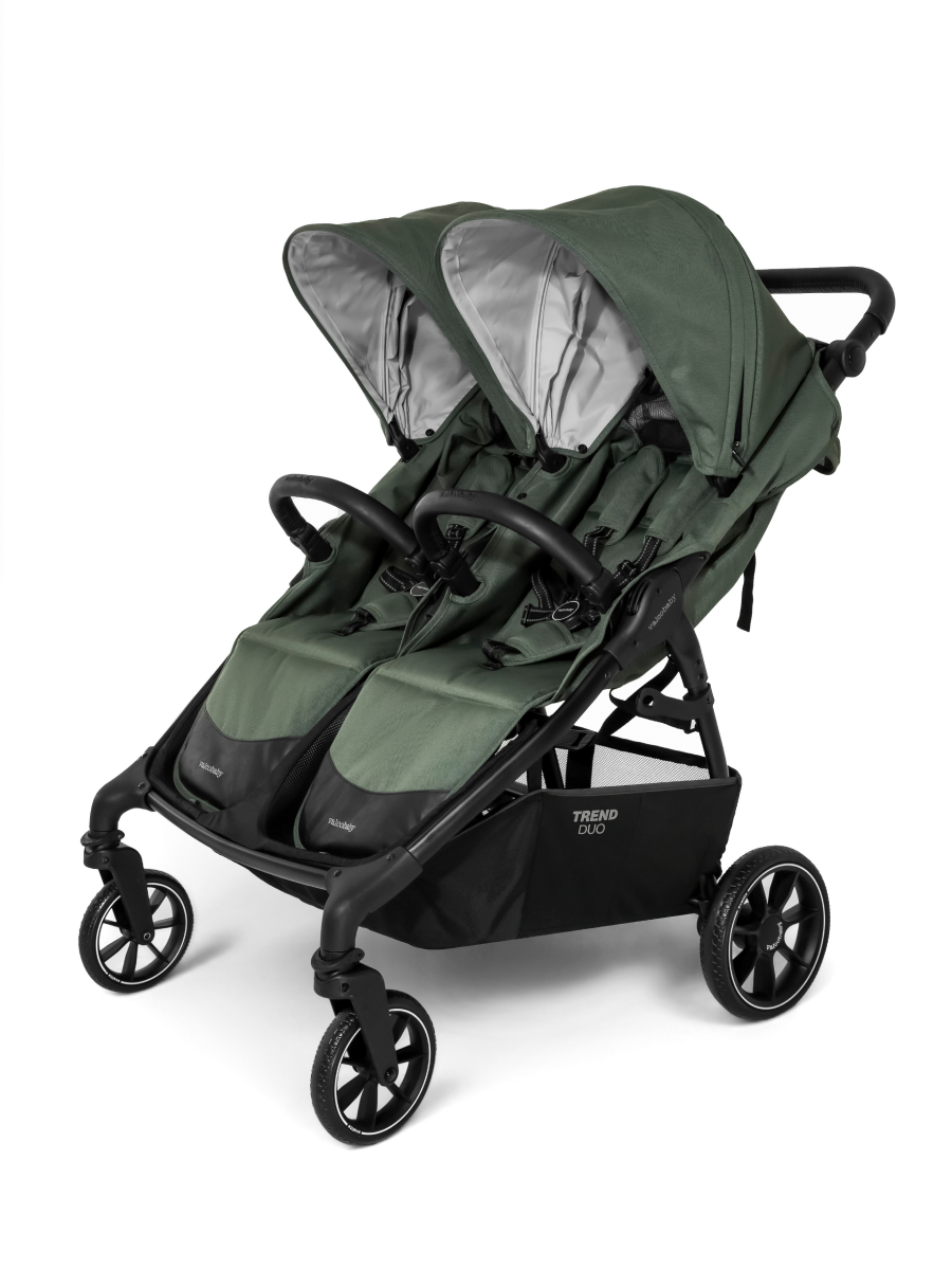 Коляска прогулочная для двойни Valco baby Duo Trend серия 2 зеленый - фото 2