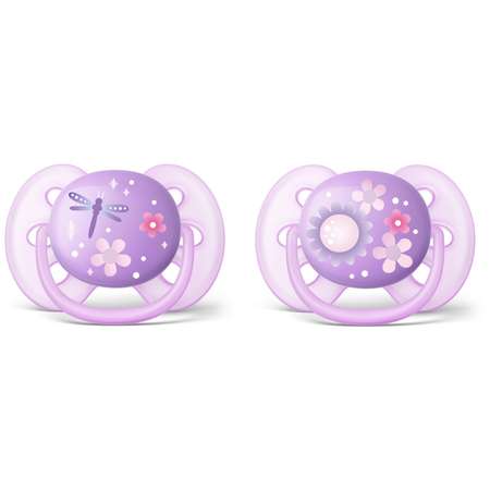 Пустышка Philips Avent ортодонтическая от 6 мес. 2 шт.