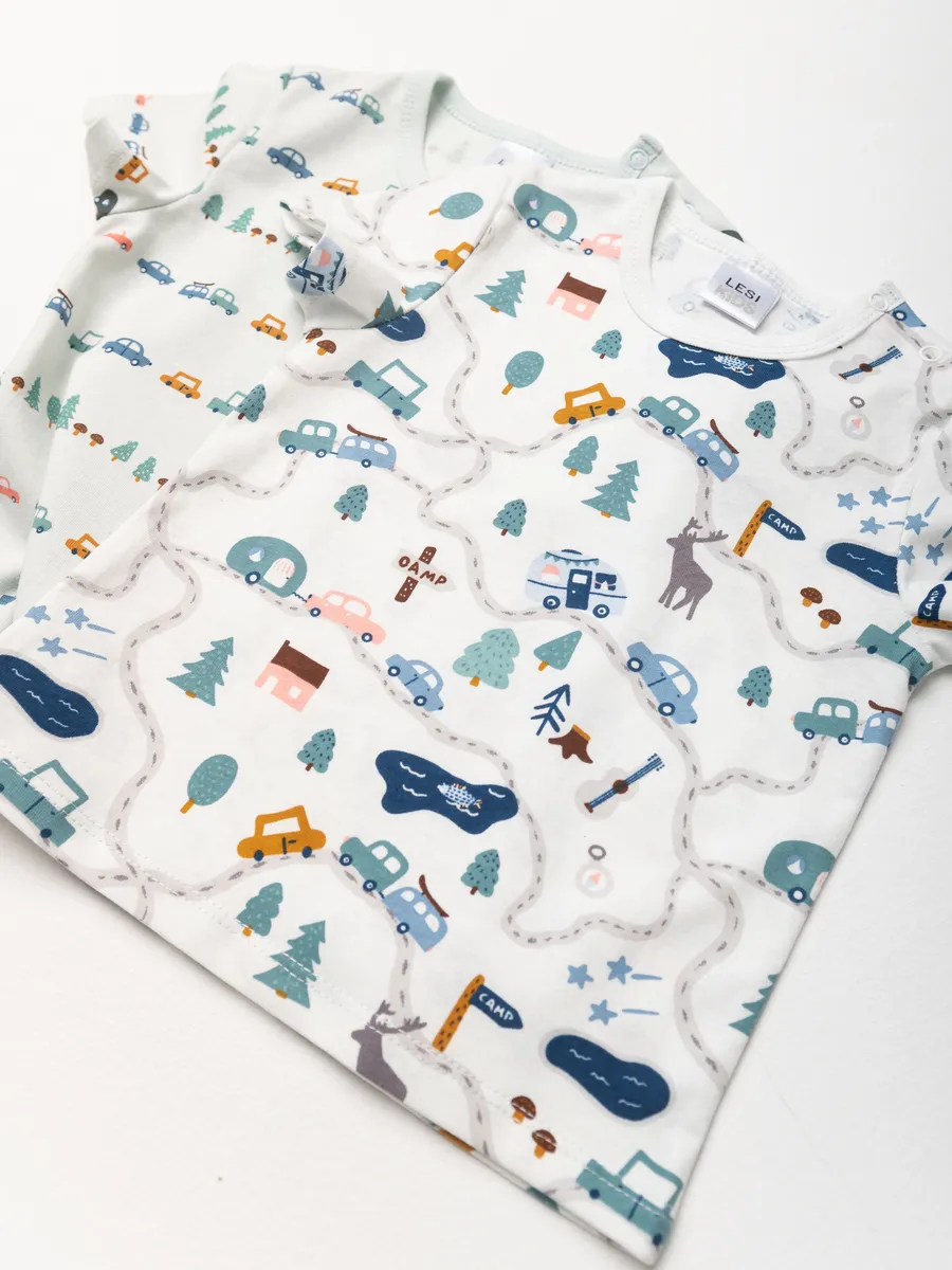 Футболка 3 шт LESIKIDS 6035 - фото 10