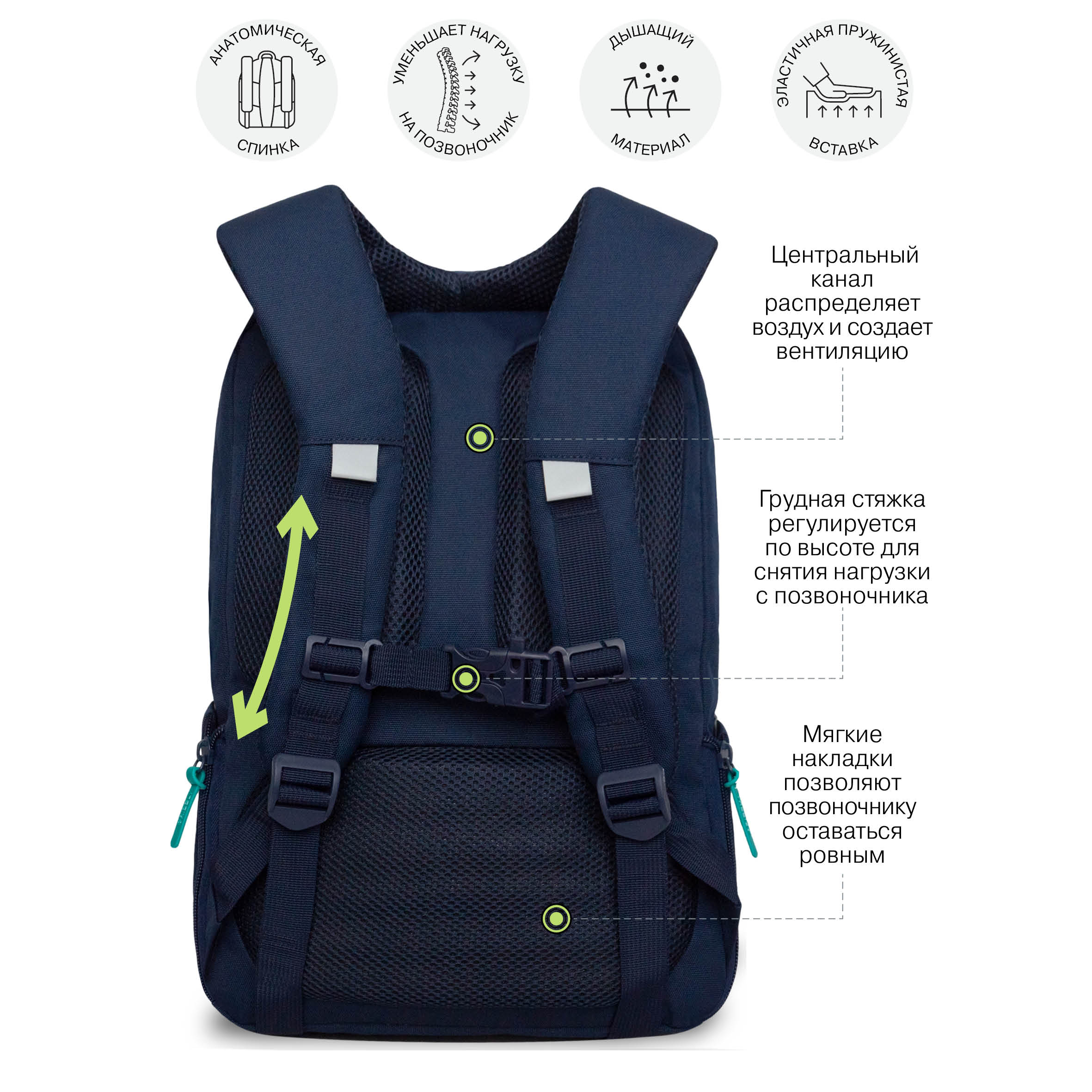 Рюкзак Grizzly для девочки - фото 7