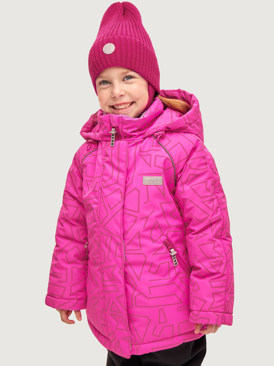 Куртка и полукомбинезон BASE by NIKASTYLE б7з10825 фуксия/черный - фото 6