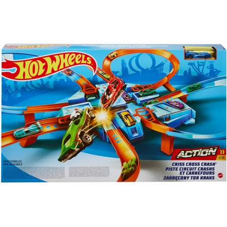 Трек Hot Wheels Перекрестное столкновение