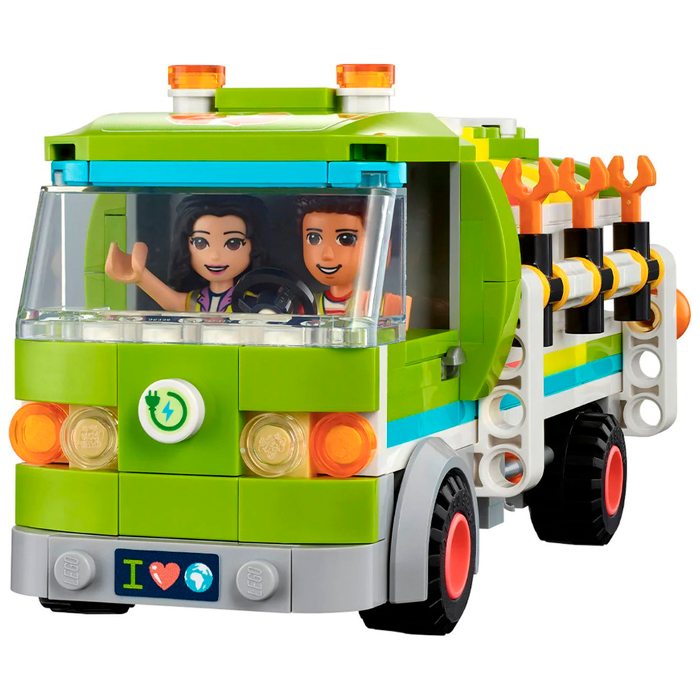 Конструктор LEGO Friends Перерабатывающий грузовик 259 дет. - фото 6