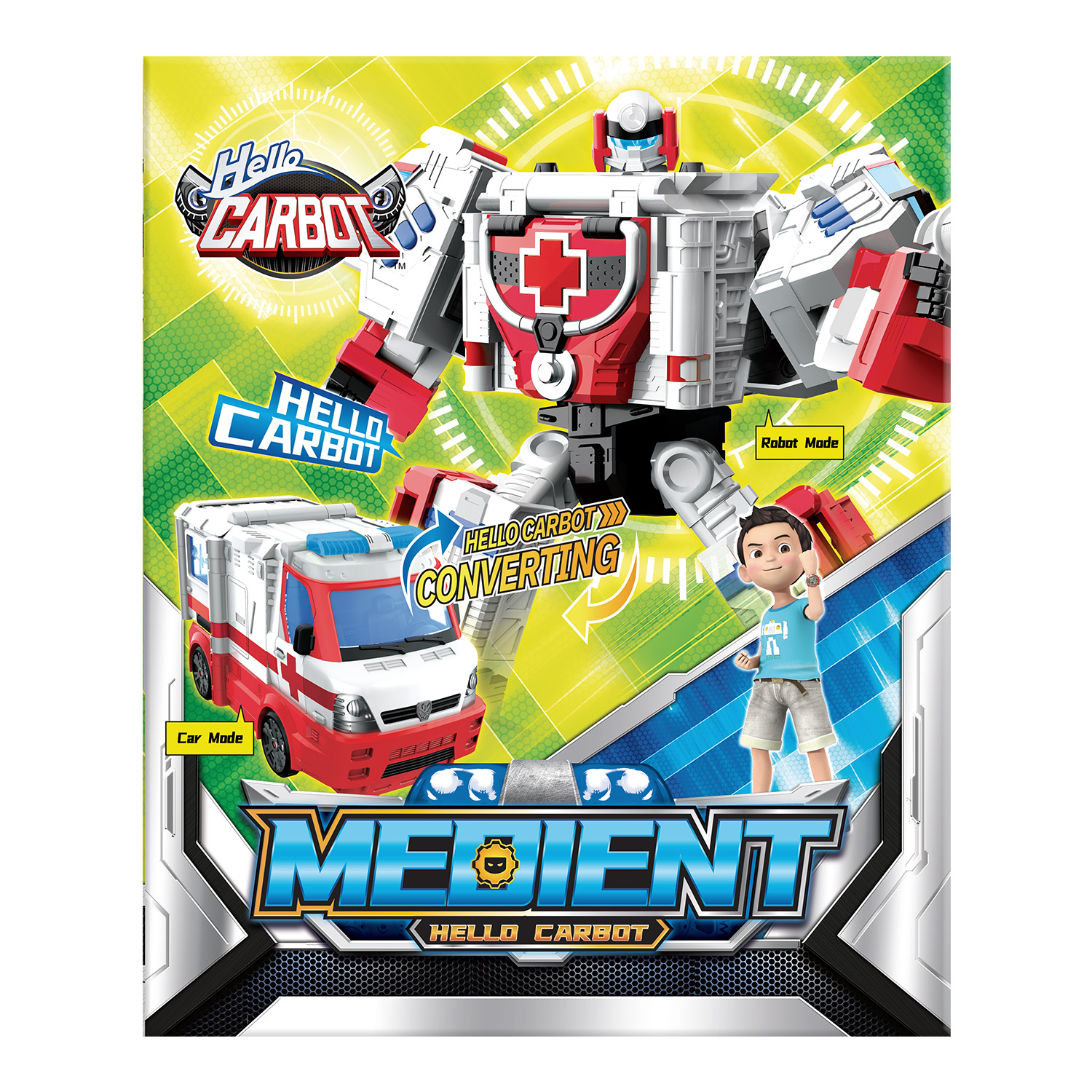 Игровой набор Hello Carbot Трансформер Medient 21 см S7 - фото 4