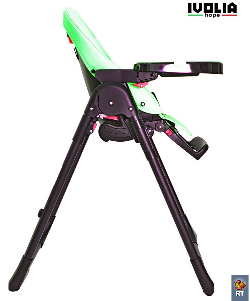 Стульчик для кормления Ivolia HOPE 01 2 колеса green трансформер - фото 3