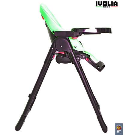 Стульчик для кормления Ivolia HOPE 01 2 колеса green трансформер