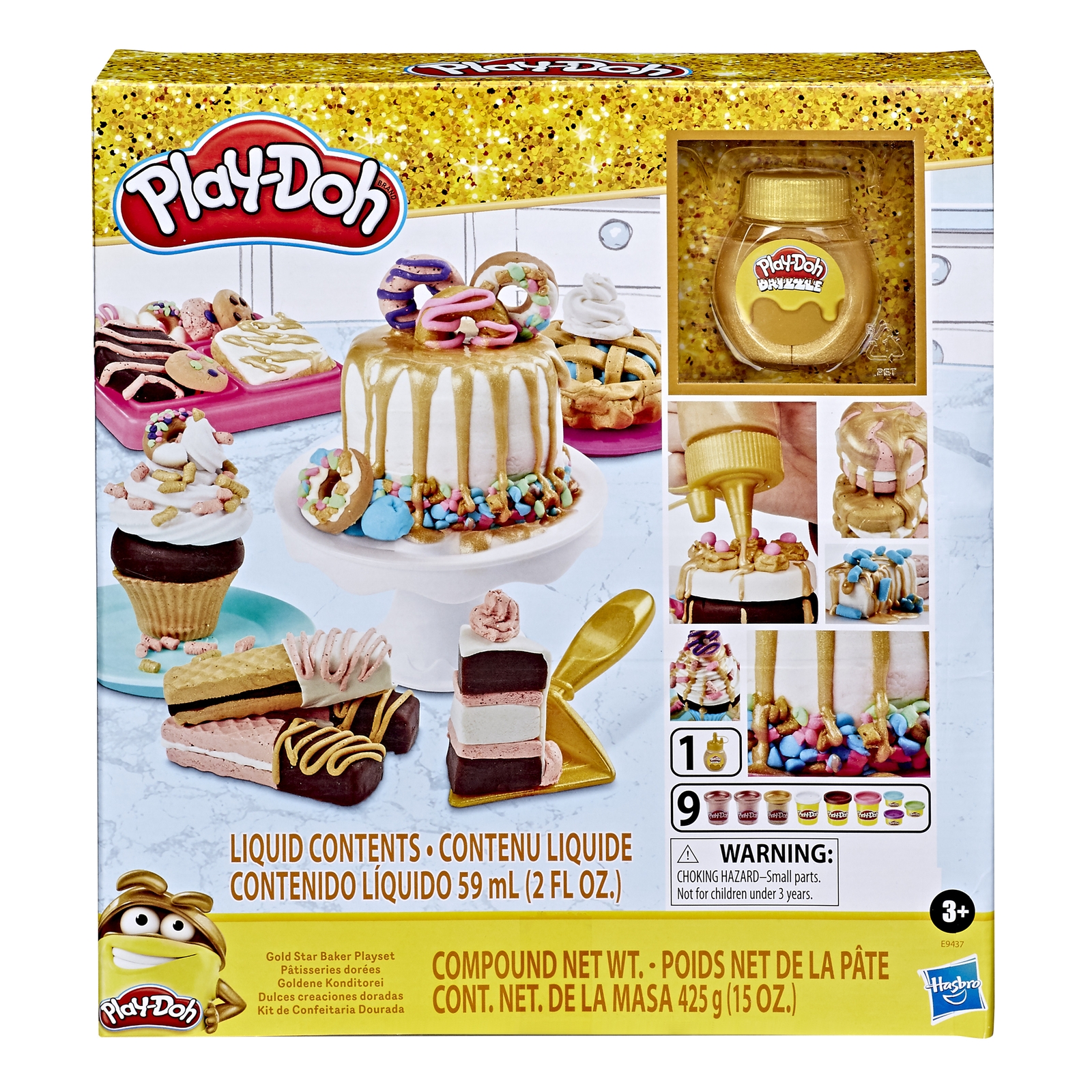 Пластилин Play-Doh Пекарь Золотая звезд - фото 2