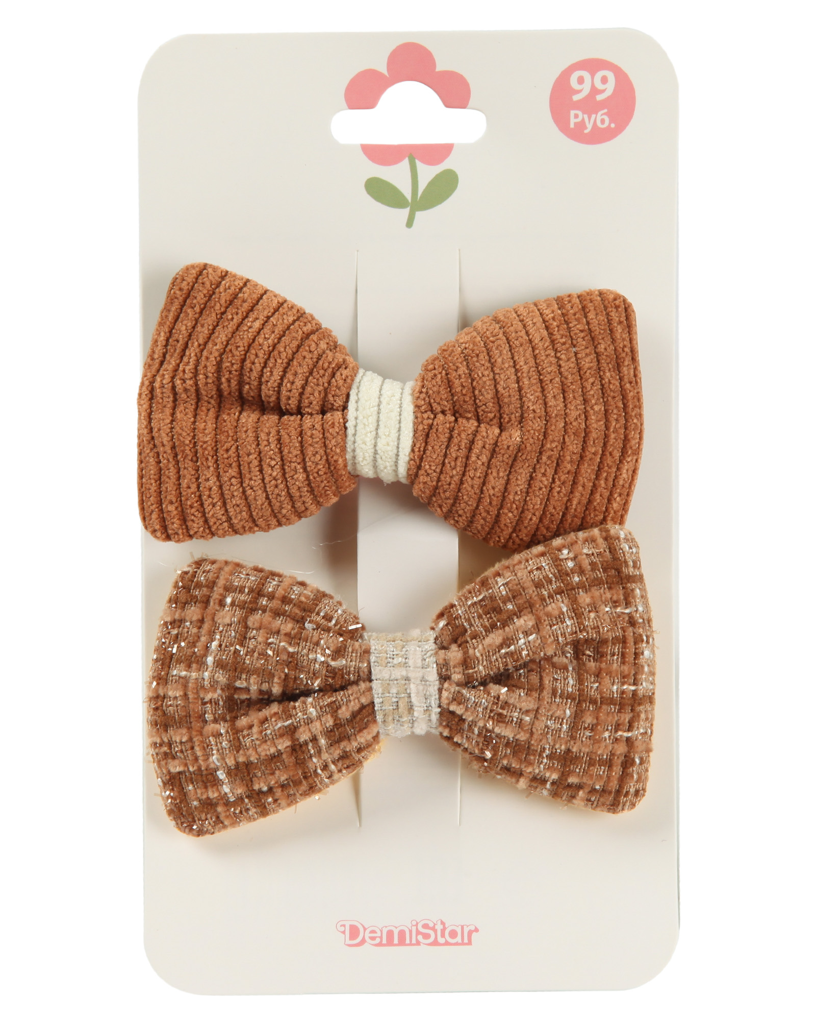 Заколка Demi Star Brown 2 шт. - фото 6