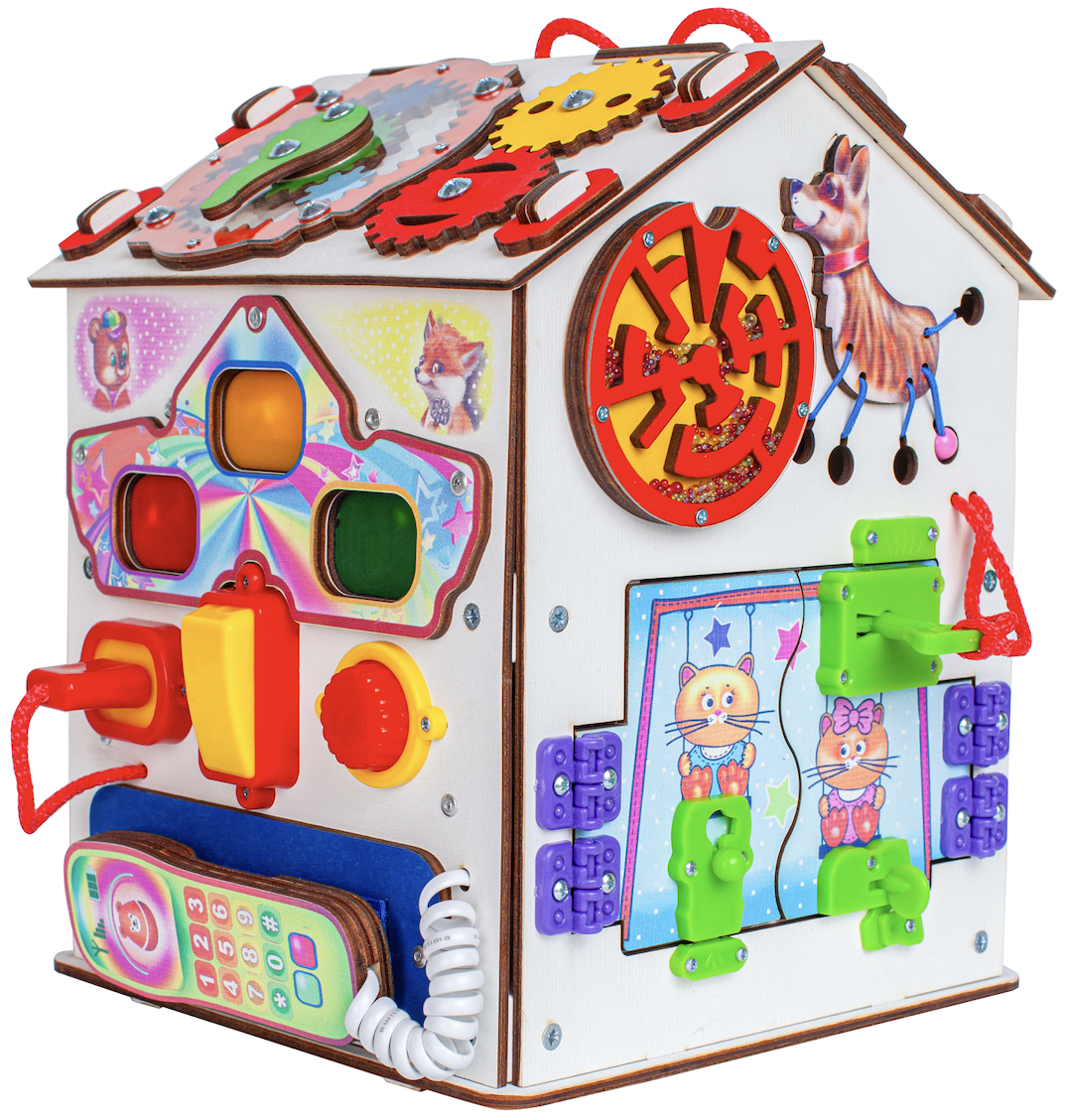 Игрушка Jolly Kids бизиборд Зверята - фото 8