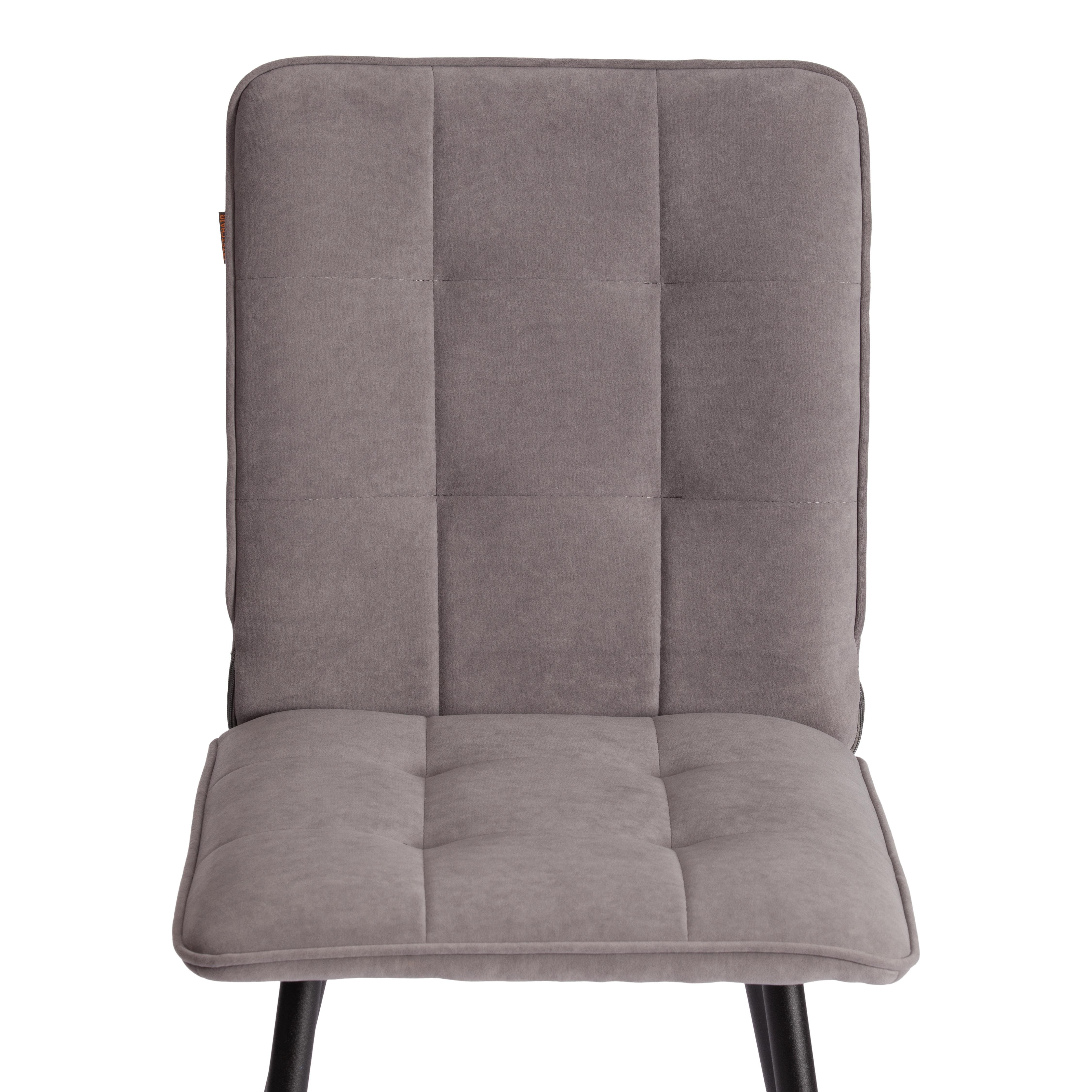 Стул TETCHAIR Bari LT велюр серый - фото 17