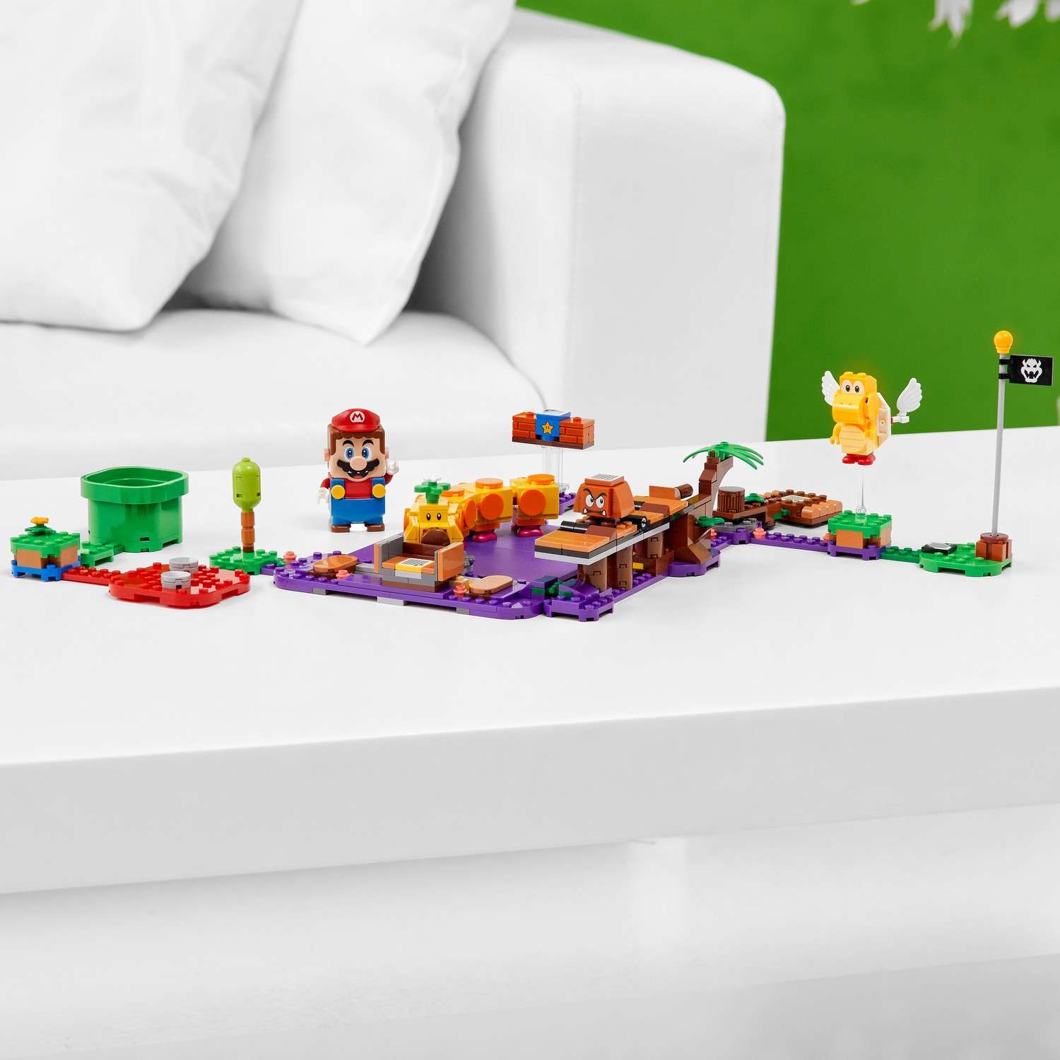 Конструктор LEGO Super Mario Ядовитое болото егозы блочный - фото 9